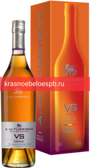 Фото 11 - Коньяк Cognac A.de Fussigny Cellar Blend VS 0.5 л