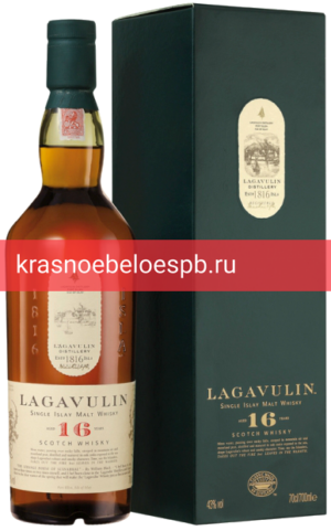 Фото 11 - Виски Lagavulin, 16 летней выдержки 0.7 л