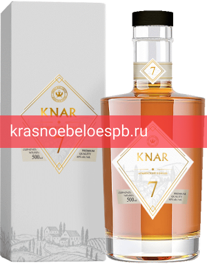 Фото 1 - Коньяк Knar Brandy 7 y.o. в подарочной упаковке 0.5 л