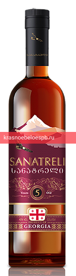 Фото 3 - Коньяк Sanatreli 5-ти летней выдержки 0.5 л