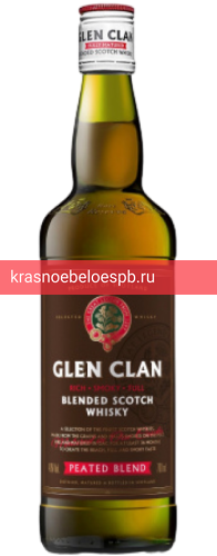 Фото 8 - Виски GLEN CLAN Blended Scotch Whisky SMOKY 0.7 л