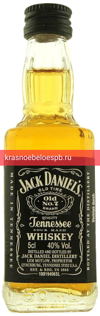 Фото 1 - Виски Jack Daniels 0.05 л