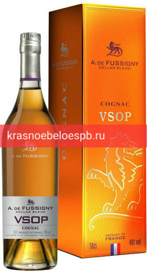 Фото 7 - Коньяк Cognac A.de Fussigny Cellar Blend VSOP 0.5 л