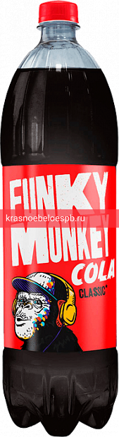 Фото 6 - Напиток FUNKY MONKEY COLA CLASSIC 1.5 л