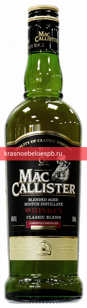 Фото 3 - Виски Maccallister classic blend 0.5 л