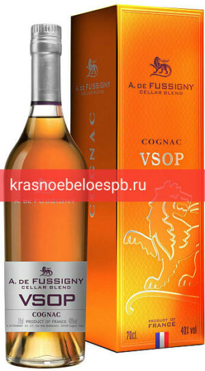 Фото 11 - Коньяк Cognac A.de Fussigny Cellar Blend VSOP 0.7 л