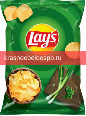 Фото 4 - Lay's из натурального картофеля со вкусом молодого зеленого лука