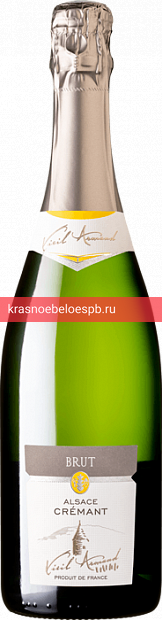 Фото 2 - Игристое вино Cremant d'Alsace Brut 0.75 л