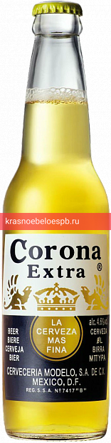 Фото 4 - Светлое пиво Corona Extra 0.355 л