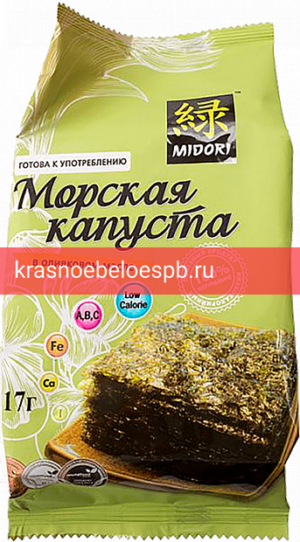 Фото 5 - Чипсы Морская капуста Midori в оливковом масле