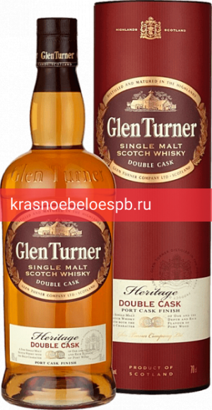 Фото 7 - Виски Glen Turner, Heritage Double Wood, в подарочной упаковке 0.7 л