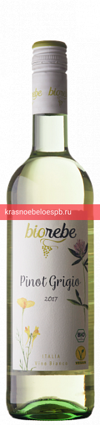 Фото 3 - Вино BIOrebe Pinot Grigio 0.75 л