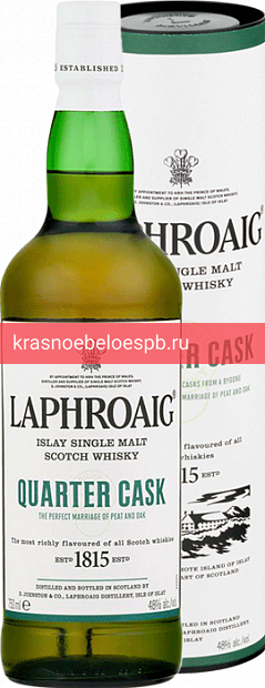 Фото 3 - Виски Laphroaig Quarter Cask 0.7 л