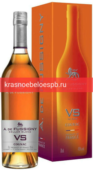 Фото 2 - Коньяк Cognac A.de Fussigny Cellar Blend VS 0.7 л