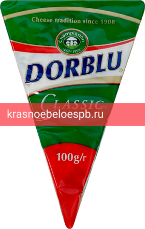 Фото 10 - Сыр С Голубой Плесенью Dorblu 50%