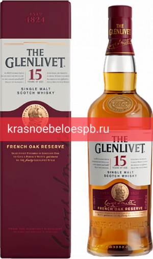 Фото 2 - Виски The Glenlivet, 15 летней выдержки 0.7 л