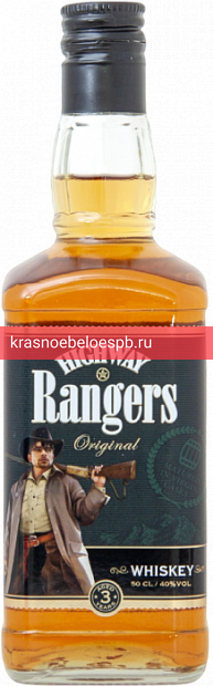 Фото 7 - Виски Highway Rangers 3 y.o. 0.5 л