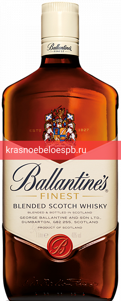 Фото 8 - Виски Ballantine`s Finest 1 л