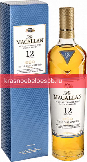 Фото 4 - Виски The Macallan Triple Cask Matured 12 Years Old 0.7 л