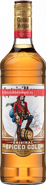 Фото 9 - Ром Напиток спиртной Captain Morgan Spiced Gold 0.7 л